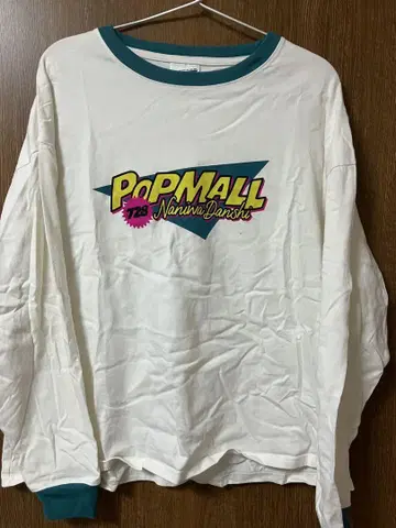 나니와단시 티셔츠 2023 POPMALL 롱 티셔츠