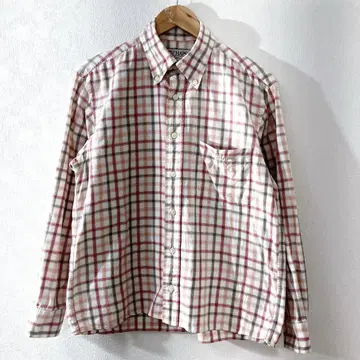 CHAPS RALPH LAURN 긴팔 체크 셔츠 남성용 M 구제 의류