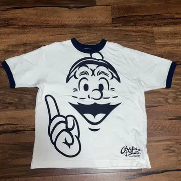 캡틴 산타 CAPTAIN SANTA 빅 프린트 츄리 안감 반팔 맨투맨
