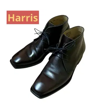 Harris 1913 스퀘어 토 처카 부츠 다크 브라운 사이즈 41