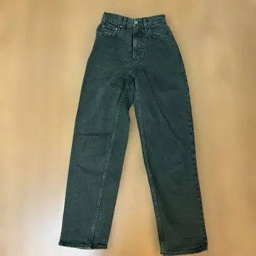 MOUSSY 데님 팬츠 그린 23