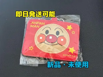 [ 새상품 미사용 ] 호빵맨 카드 홀더 패스 케이스 스트랩 포함