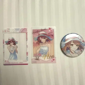 컬러풀 피치 카라피치 여름방학 히라카타 파크 캔뱃지 클리어 카드 노아