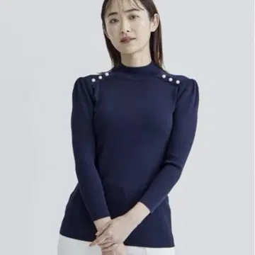 BORDERS at BALCONY 네이비 긴팔 38