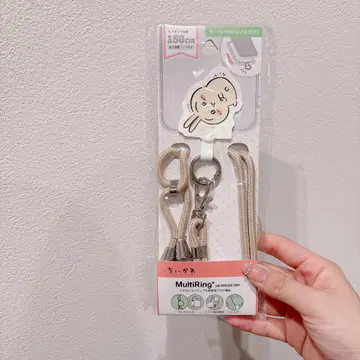 치이카와 (먼작귀) 스마트폰 숄더 스트랩 멀티 반지 플러스 토끼