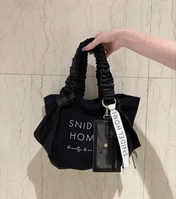 스나이델 홈 오가닉 토트백 스몰 블랙