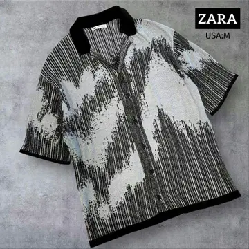 새상품급! ZARA 모노톤 썸머 니트 셔츠 M