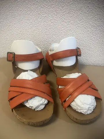 클락스 샌들 오렌지 24cm