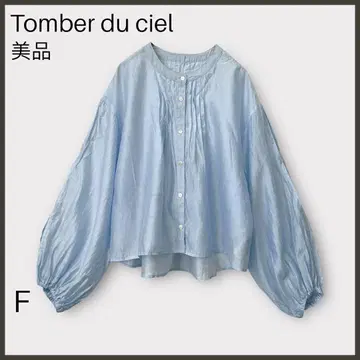 [톤베 뒤 시엘 그레디 브릴리언트] 슬릿 슬리브 블라우스 / 새상품급