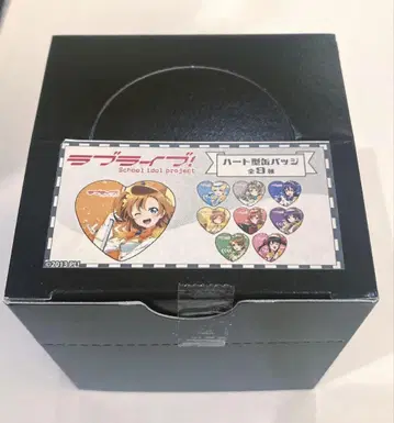 러브 라이브! 하트 모양 캔뱃지 BOX 도쿄역 이치방가이