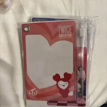 TWICE 오프라인 복권 This is for D 상 클리어 파우치 채영