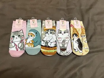 mofusand 양말 23~25cm 5켤레 세트