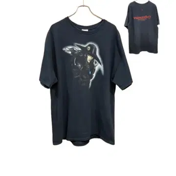 00년대 Vampire HunterD 양면 프린트 티셔츠 2XL 뱀파이어