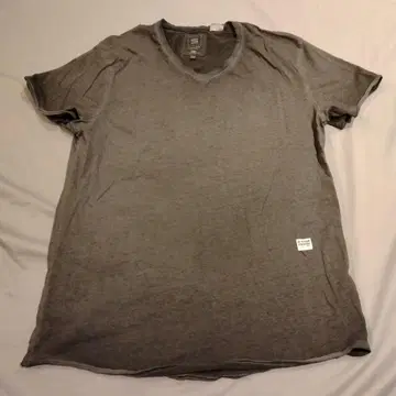 G-STAR RAW 그레이 V넥 티셔츠