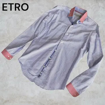 ETRO 에트로 재팬 빨간색 보더 절개 38