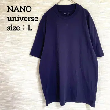 nano universe 자켓 T (R) 크루넥 [L] 심플 1117