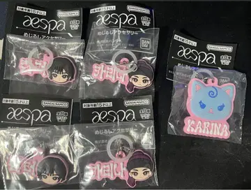 aespa 표식 액세서리 키링 5개 세트 카리나 윈터