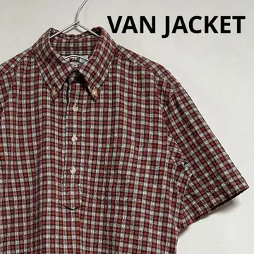 구제 의류 90년대 VAN JACKET 반팔 BD 셔츠 시어서커 풀오버