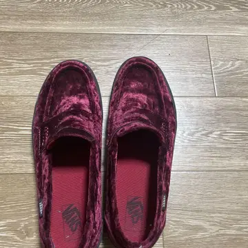 VANS 버건디 슬립온