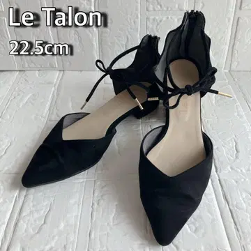 루타론 le talon 펌프스 스틸레토 리본 탈착 가능 스웨이드