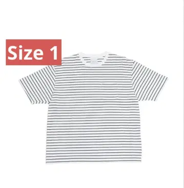 KAJA HIGH GAUGE BORDER POCKET TEE