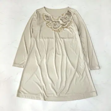 HIROKO BIS 히로코비스 비쥬 스팽글 자수 원피스