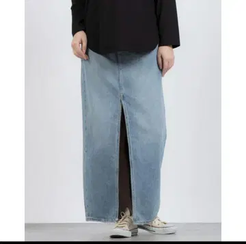 Levi's 앵클 컬럼 스커트 데님