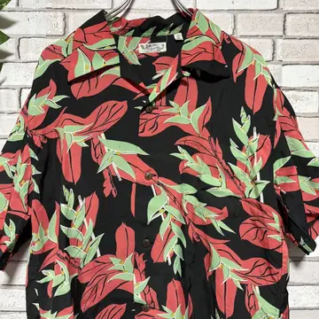 Sun Surf RAYON 100% 알로하 셔츠 L 사이즈
