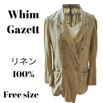Whim Gazett 윔 가젯 린넨 100 자켓 F 사이즈 린넨