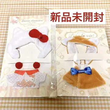산리오 Petit la vie 헬로키티 키티  의류 이누 10cm