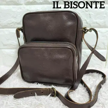 IL BISONTE 일비종떼 박스 스퀘어 숄더백 크로스 바디