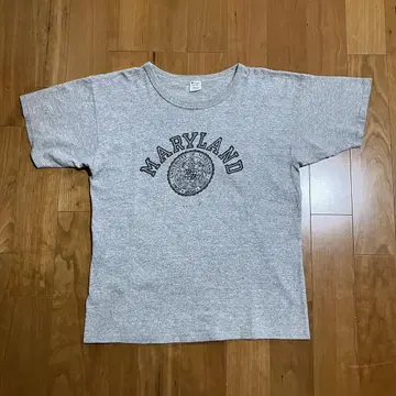 80s USA 제 챔피언 티셔츠 날염 프린트