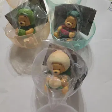 디즈니 스토어 마이하마 한정 코스튬 푸우 피규어 캡슐 토이