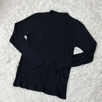 [ c5316 ] UNIQLO 유니클로 리브 하이넥 T 블랙 긴팔