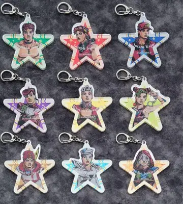 죠죠 월드 THE JOJO WORLD 아크릴 키링 전체 세트