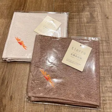신상품 산후라와 오리지널 핸드 타월 브라운 미개봉 한정품 레어