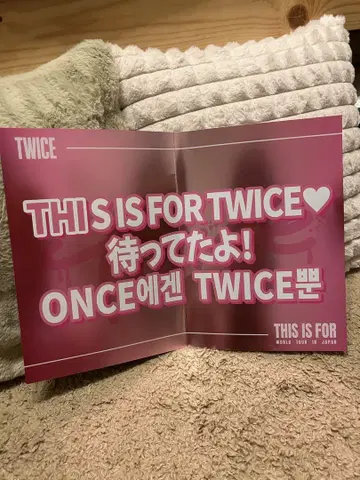 TWICE THIS IS FOR 콘서트 멤버 서프라이즈 포스터