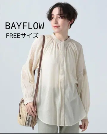 BAYFLOW 아이보리 긴팔 블라우스 FREE 사이즈