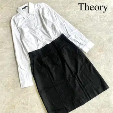 Theory 일본제 이소재 도킹 울 스커트 셔츠 원피스 2