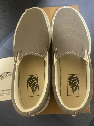 VANS 슬립온 차콜 그레이 23.5cm