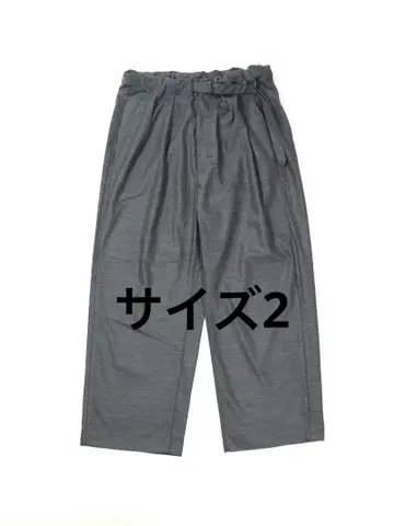 안셀름 BACKSATIN BELTLESS SLACKS (GRAY)