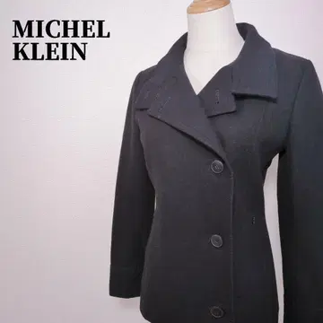 MK MICHEL KLEIN 미쉘클랑 울 혼방 코트 블랙 38