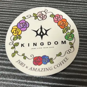 3대째 JSB3 AMAZINGCOFFEE 아메코 스티커 KINGDOM