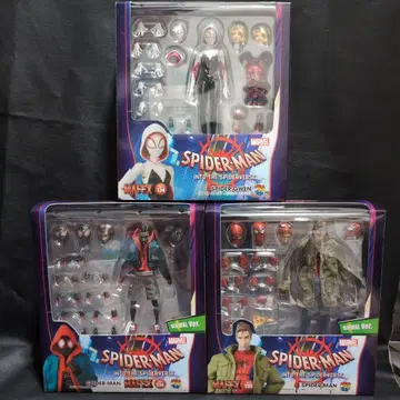 새상품 정품 mafex 스파이더맨 스파이더버스 3개 세트