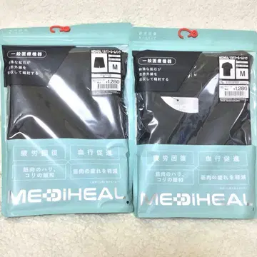 메디힐 리커버리웨어 블랙 룸 셔츠&팬츠 M 반팔 반바지