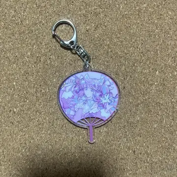 마크로스 갤럭시 라이브 미니 부채 아크링 키링