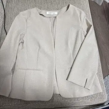 NATURAL BEAUTY BASIC 노카라 자켓 S 베이지