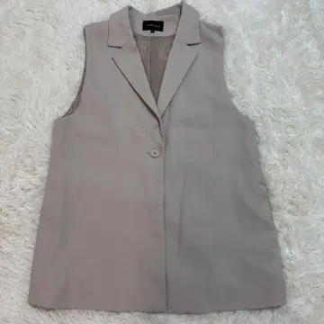 ESPRITMUR 베이지 슬리브리스 베스트 L