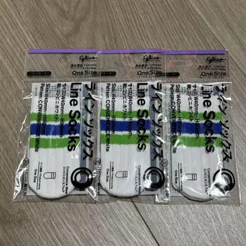 파피코 스웨터 훼미리마트 라인 양말 3세트