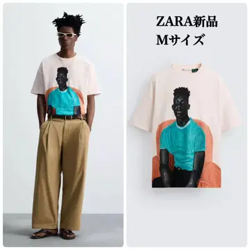 ZARA 그래픽 티셔츠 M사이즈 택 포함 새상품